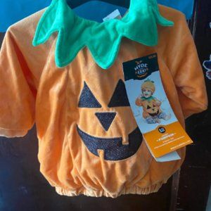 Halloween pumpkin costume 6-12m